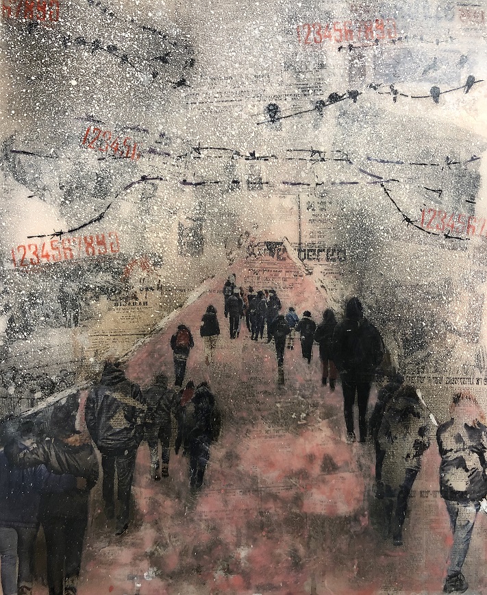PORTEURS DE MEMOIRE. PLEXIGLASS. 2020-2021